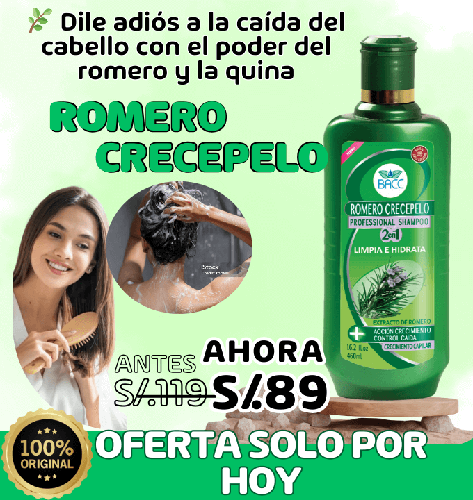 SHAMPOO ROMERO CRECEPELO