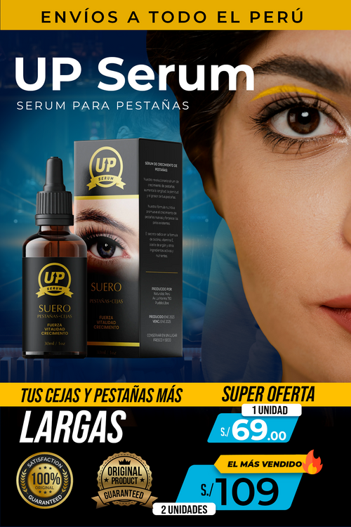 SERUM UP CEJAS Y PESTAÑAS UNA MIRADA PERFECTA