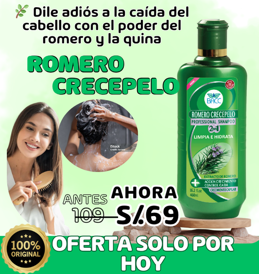 SHAMPOO ° ROMERO CRECEPELO  😊